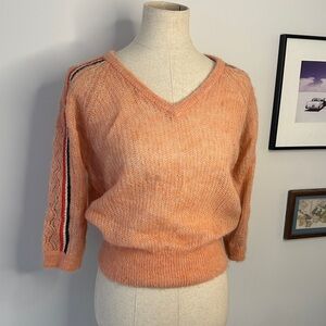 Scotch & Soda V-Neck Peach Sweater